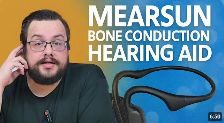 I Tried a Bone Conduction Hearing Aid for a Month! (Mearsun MES-E100)