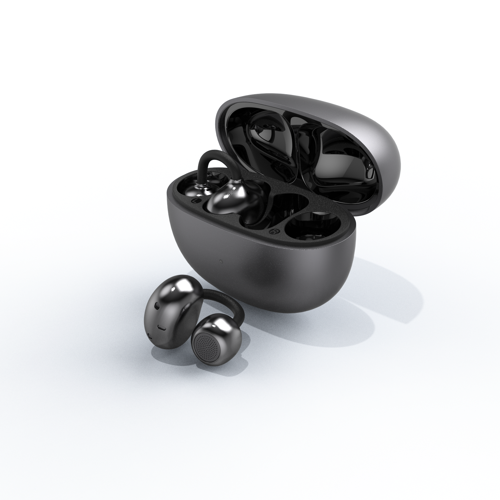 Mearsun OW17 Bone & Air Conduction Clip-on Hearing Aid for Effortless Hearing - Mearsun