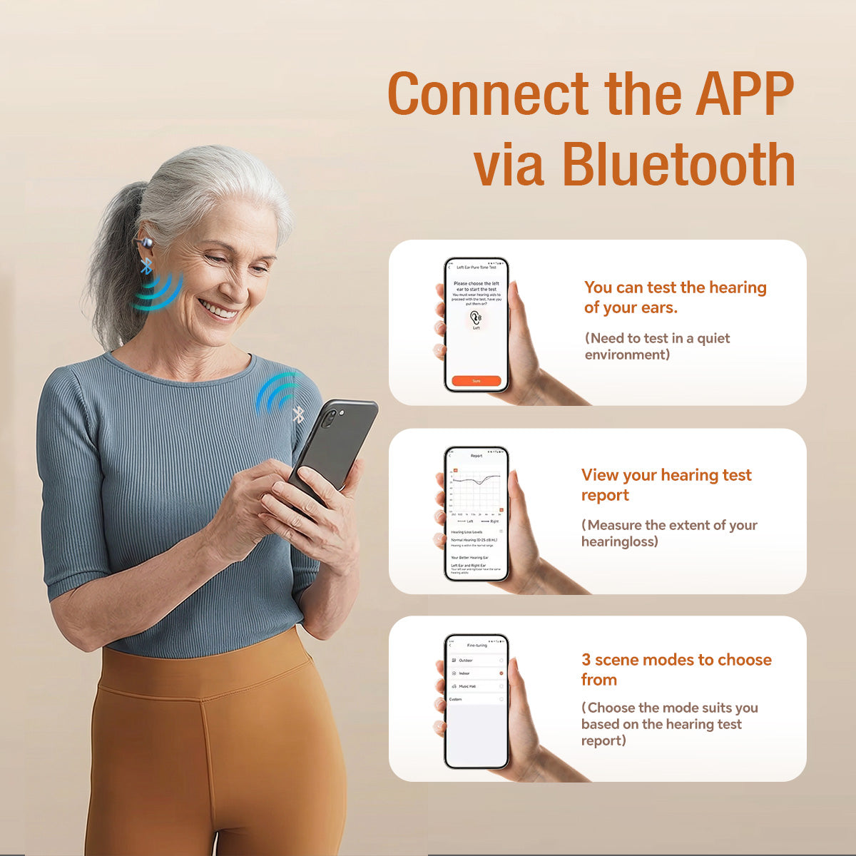Mearsun OW17(MC02) Bone & Air Conduction Clip-on Hearing Aid for Effortless Hearing - Mearsun