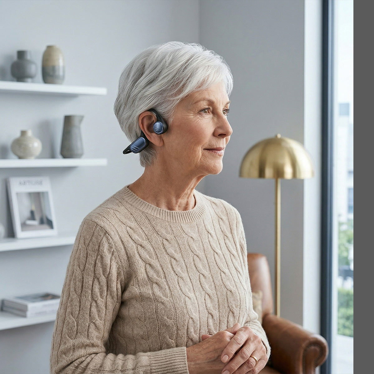 Mearsun Z01 Bone Conduction Hearing Aid Smart Noise Reduction - Mearsun