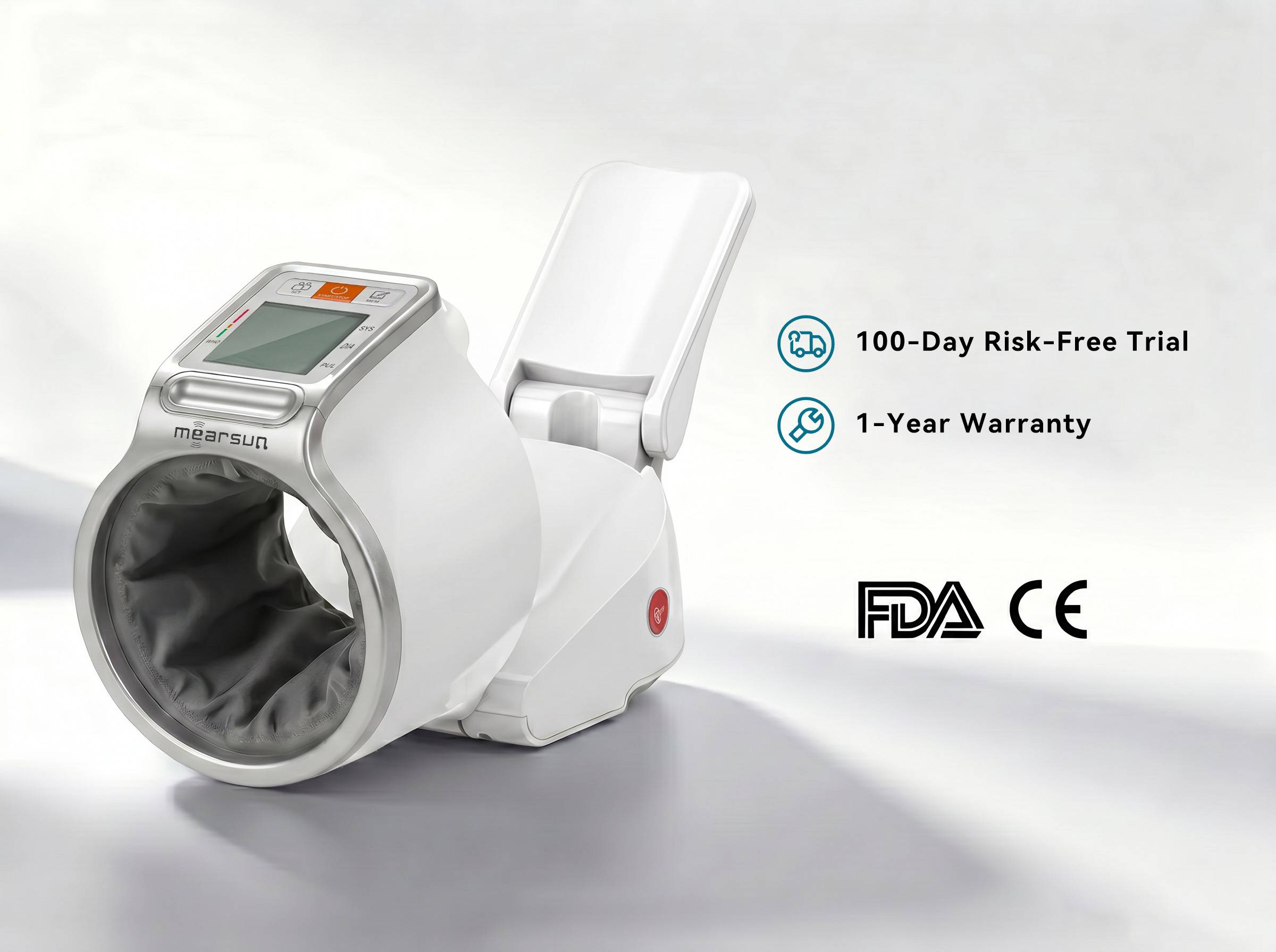 Mearsun CH-S693L Upper Arm Blood Pressure Monitor - Mearsun
