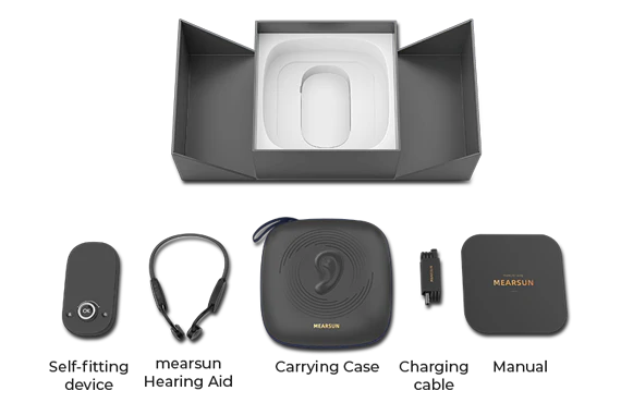 Mearsun Bone Conduction Hearing Aid Product operation video