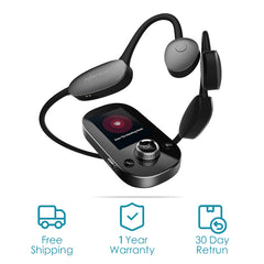 Mearsun Bone Conduction Hearing Aid – Bluetooth Compatible/AI Adaptive Sound/DIY Customizable Fitting/Waterproof/Dual Function for Hearing and Music