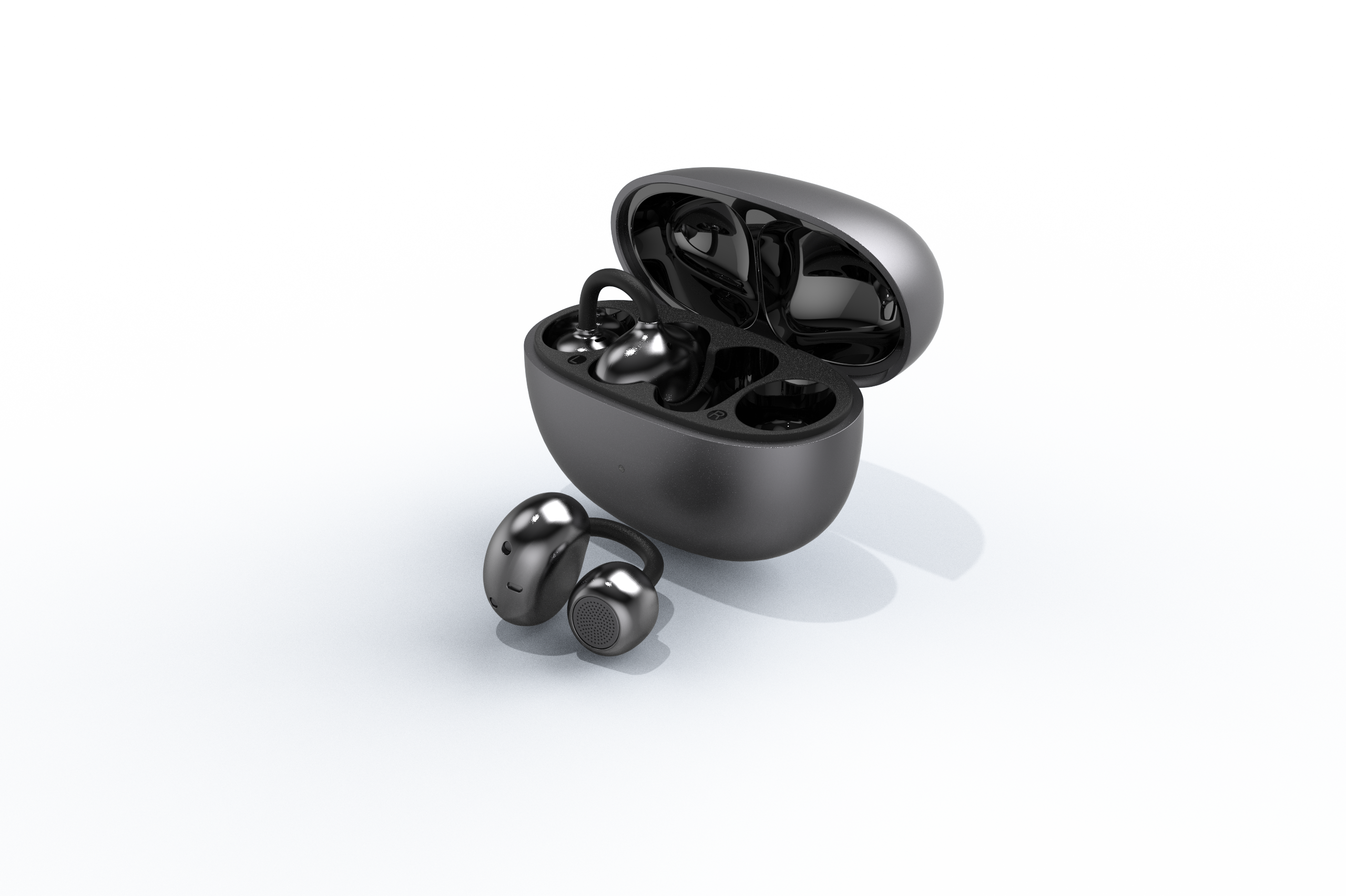 Mearsun OW17 Bone & Air Conduction Clip-on Hearing Aid for Effortless Hearing