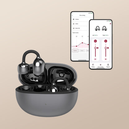 Mearsun OW17(MC02) Bone & Air Conduction Clip-on Hearing Aid for Effortless Hearing - Mearsun