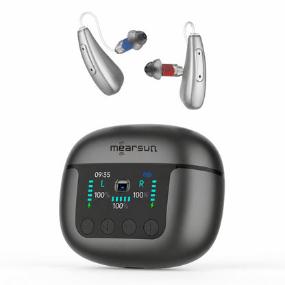Mearsun CZ-B811 hearing aids with smart display charging case
